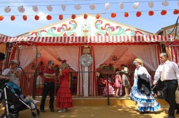 El Machacante. Casetas de la Feria de Abril